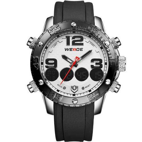 Relógio Masculino Weide Anadigi Wh-3405-B Pr-Br