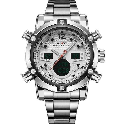 Relógio Masculino Weide Anadigi Wh-5205 Pr-Br