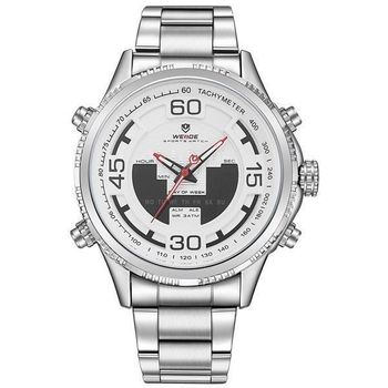 Relógio Masculino Weide Anadigi WH-6306 - Branco