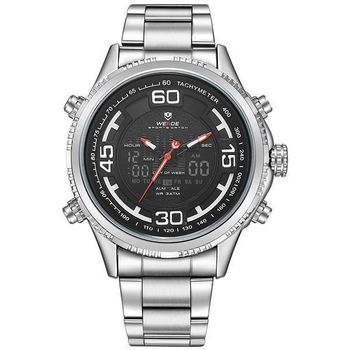 Relógio Masculino Weide Anadigi WH-6306 - Prata