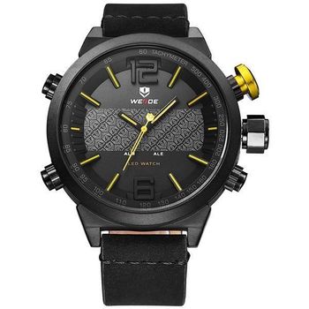 Relógio Masculino Weide Anadigi WH-6101 - Amarelo