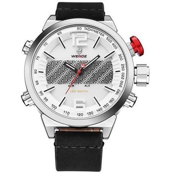 Relógio Masculino Weide Anadigi WH-6101 - Branco