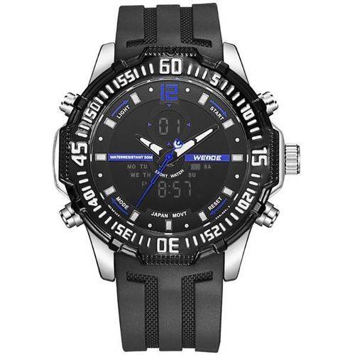 Relógio Masculino Weide Anadigi Wh-6105 Azul