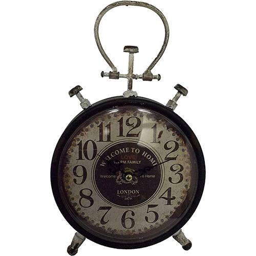 Relógio Mesa Ferro Vintage Pequeno Oldway