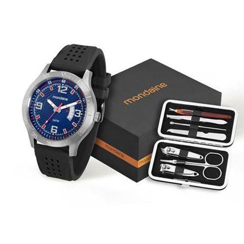 Relógio Mondaine Masculino C/ Kit para Unhas 94860g0mgnu1k1