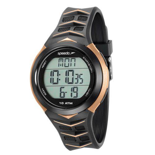 Relógio Monitor Cardíaco Speedo 80621G0EVNP3 - Preto/Dourado