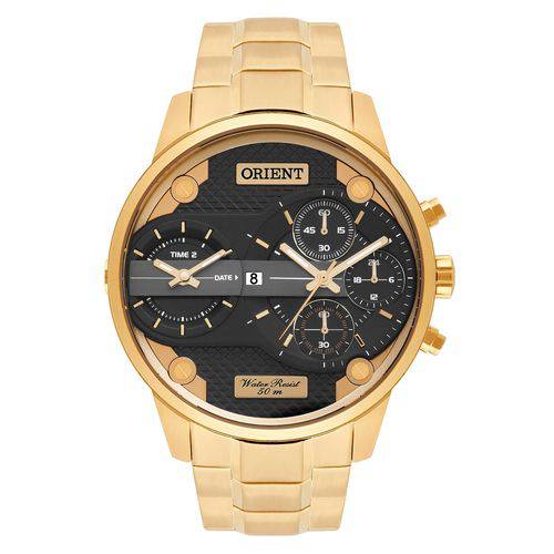 Relógio Orient Dourado Masculino Mgsst001p1kx