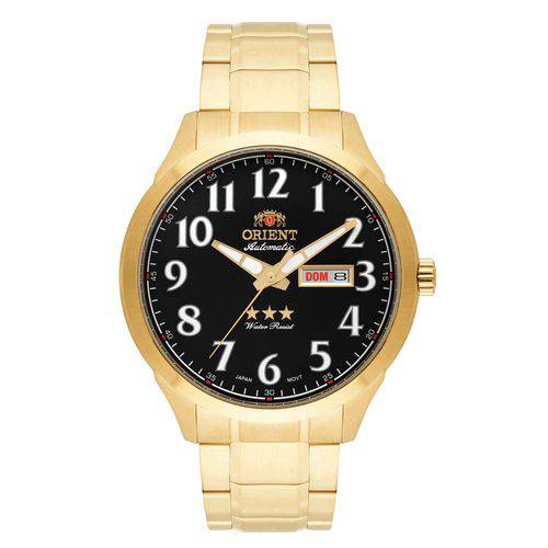 Relógio Orient Masculino 469gp074 P2kx Dourado