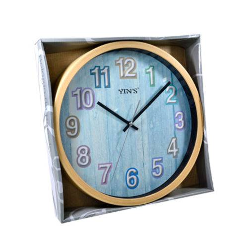 Relógio Parede Analogico Redondo Plástico Sortido 30,5 Cm