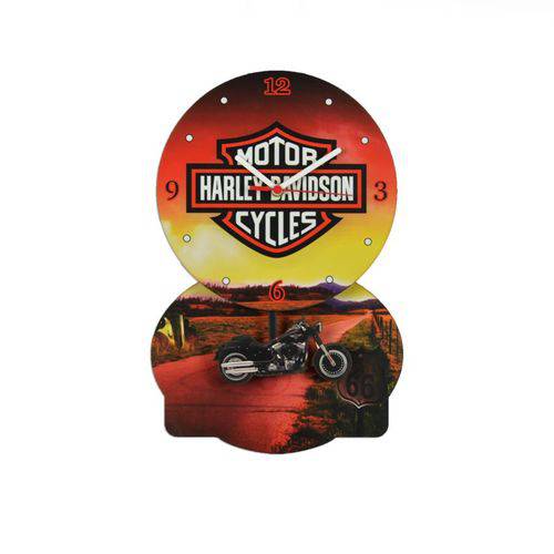 Relógio Parede de Pêndulo - Harley Davidson