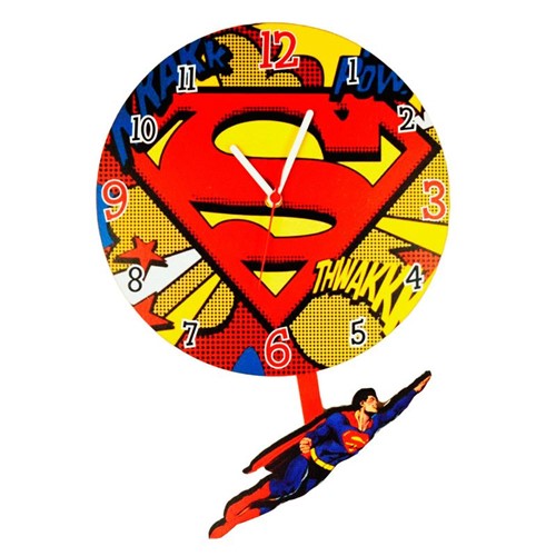 Relógio Pendulo Super Homem