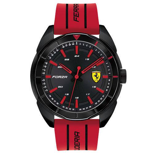 Relógio Scuderia Ferrari Masculino Borracha Vermelha - 830544