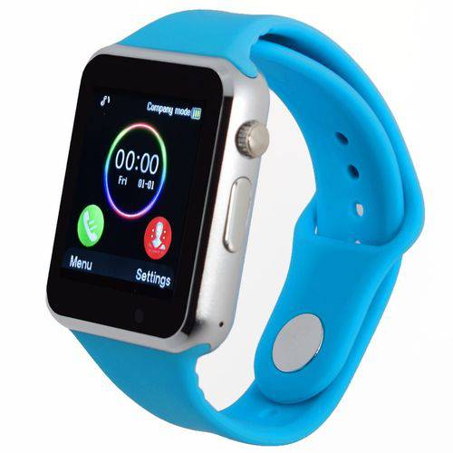 Relógio Smartwatch A1 Inteligente Gear Chip Celular Touch + Mini Fone de Ouvido Bluetooth