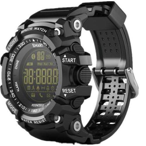 Relógio Smartwatch Ex16 Bluetooth Pedômetro Academia Notificações Bluetooth Android Ios Ip67 - Preto