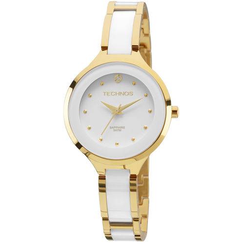 Relógio Technos Elegance Dourado Feminino Cerâmica 2035lyw/4b