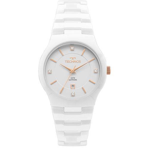 Relógio Technos Feminino Cerâmica Branco GN10AV/4B