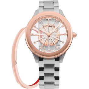 Relógio Technos Feminino Elegance Crystal Prata - F03101AB/K1W F03101AB/K1W