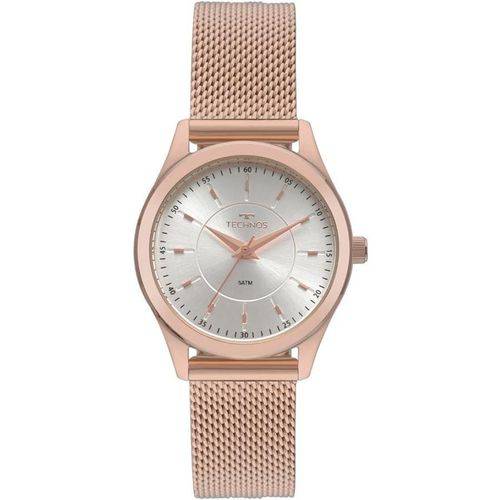 Relógio Technos Feminino Ref: 2035mnv/4k Elegance Rosé