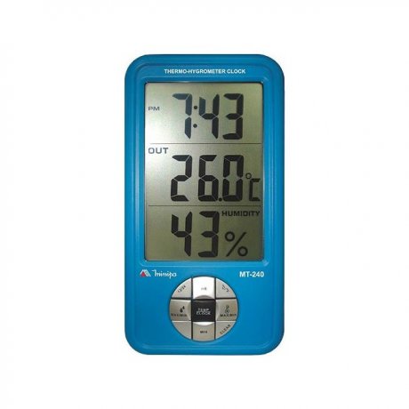 Relógio Termo-Higrômetro Int./Ext - MT-240 - Minipa