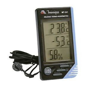 Relógio Termo-Higrômetro MT-241 - Minipa