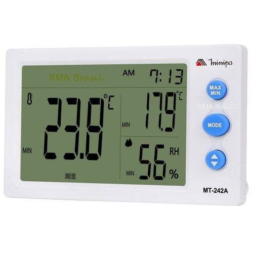 Relógio Termômetro Higrômetro Digital – 3 em 1 – MT-242A Minipa