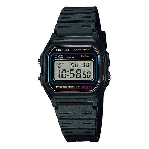 Relógio Unissex Digital Casio W-59-1VQ - Preto