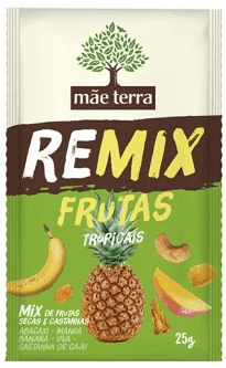 Remix Frutas Tropicais 25g - Mãe Terra