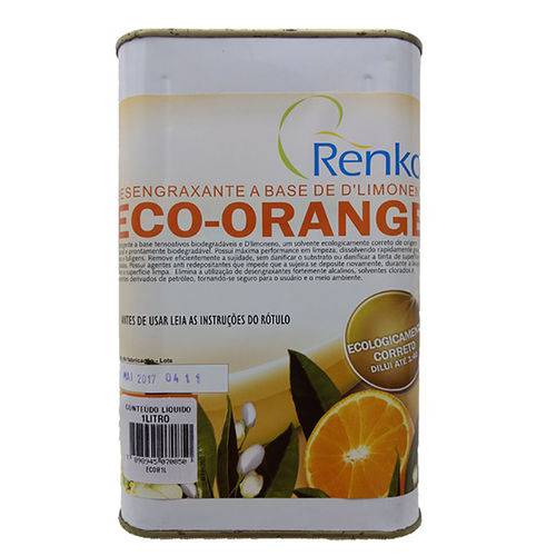 Removedor Desengraxante a Base de D Limoneno Eco Orange 1L