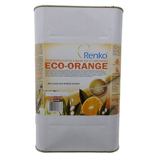 Removedor Desengraxante a Base de D Limoneno Eco Orange 5L