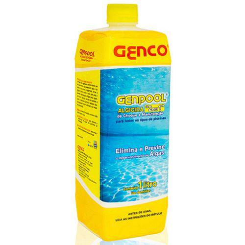 Removedor e Elemina Algas 2em1 Genpool 1 Litro - Genco