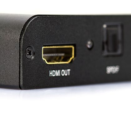 Repetidor HDMI com Extrator de Áudio, P2, SPDIF - Video Converter