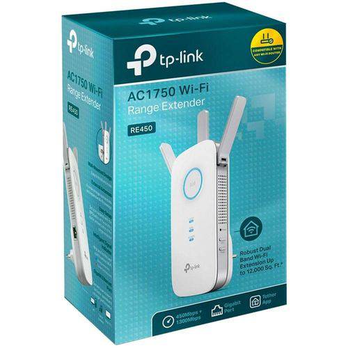 Repetidor Tp-link Re450 Dual Band Wi-fi Ac 1750 Mbps