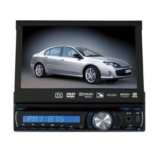 Reprodutor DVD Automotivo Roadstar Rs-7740dtv 7.0" com Tv Analógica/USB - Preto