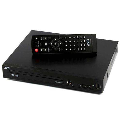 Reprodutor DVD Jvc Xv-ky557b com Karaokê-USB Bivolt - Preto