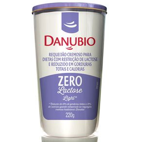 Requeijão Lignt Zero Lactose Danubio 220g