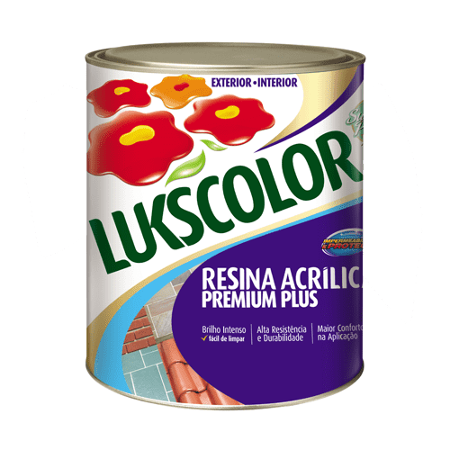 Resina Acrílica Incolor Brilho Lukscolor 0,9l