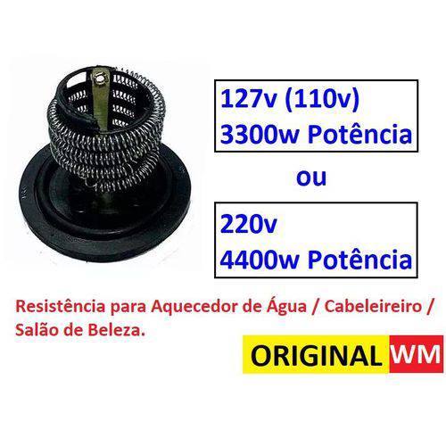 Resistência Original WM 110v 220v para Aquecedor de Água para Lavatório ( Cabeleireiros - Salão de B