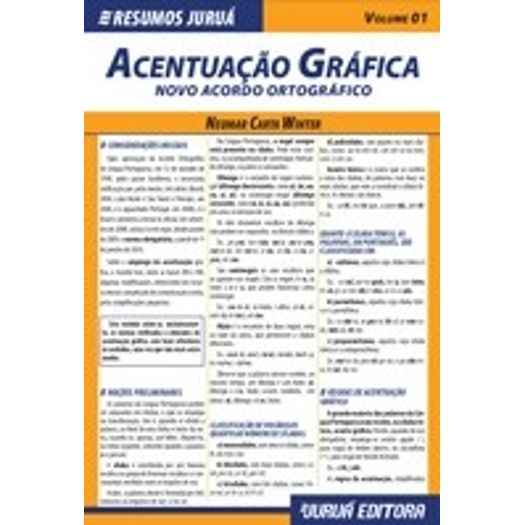 Resumos - Lingua Portuguesa Volume 1 - Jurua