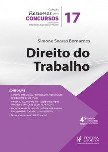 Resumos para Concursos - V.17 - Direito do Trabalho (2019)