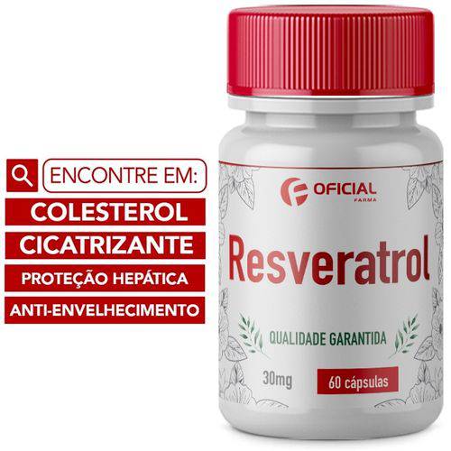 Resveratrol 30Mg 60Cápsulas