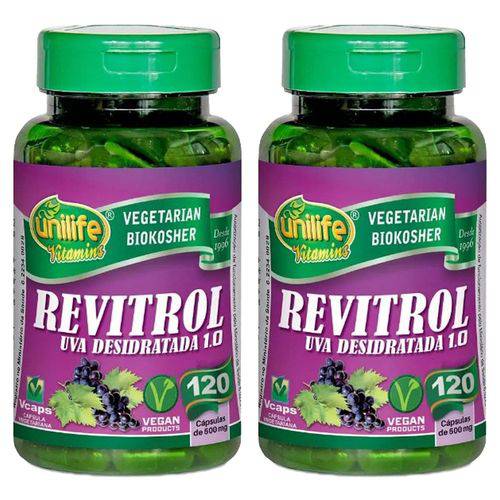 Resveratrol Revitrol 2 Un de 120 Capsulas