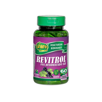 Resveratrol Uva Desidratada Revitrol 60 Cápsulas Unilife