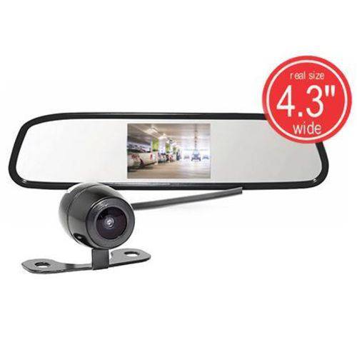 Retrovisor com Camera de Re Tela LCD 4,3" Roadstar RS501BR