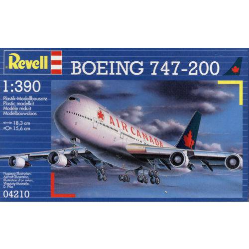 Revell 04210 Boeing 747-200 Air Canada 1:390