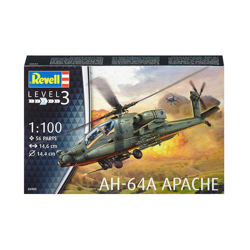 Revell 04985 Ah-64a Apache 1/100