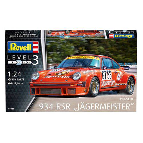 Revell 07031 Porsche 934 Rsr Jagermeister 1/25