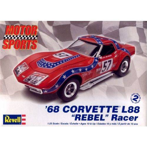 Revell 85-4915 Corvette L88 "rebel" Road Racer 1968 1:25