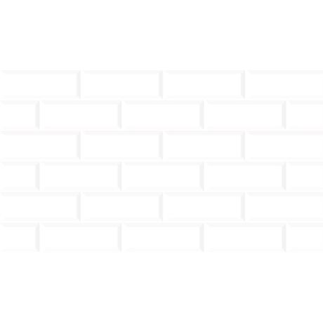Revestimento Cerâmico Lef Clean Branco Neve Brick Brilhante 32x57,5