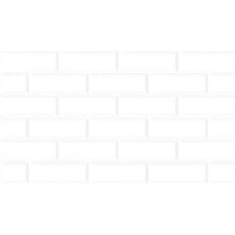 Revestimento Cerâmico Rox Elegance Everest Branco Brick Brilhante 33x59