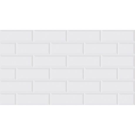 Revestimento Cerâmico Via Ápia Cinza Clássico Brick Brilhante 32x57,5